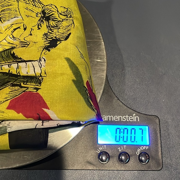 Vintage silk scarf, Victorian style women imprinted - Picture 15 of 15